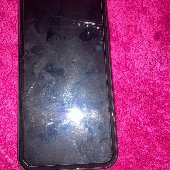 iPhone XR black locked